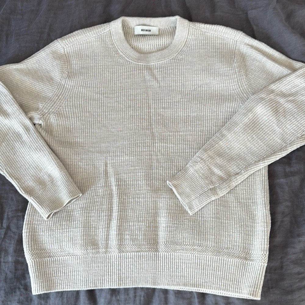 Buck Mason Large Crewneck Knit Sweater